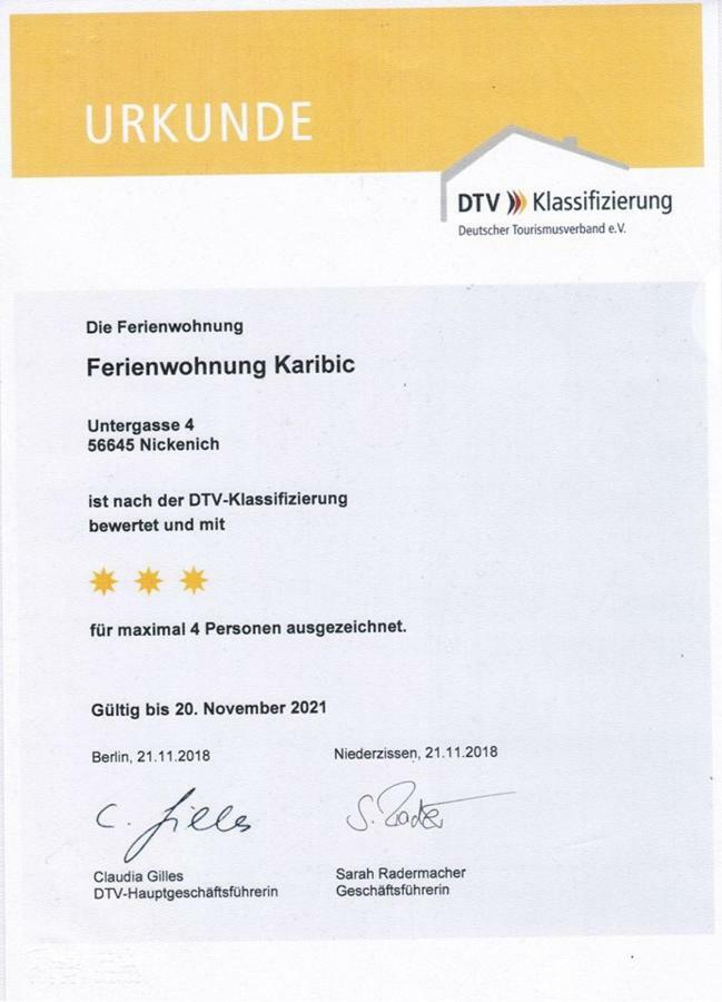 Vulkanpark-Ferienwohnung Karibic Nickenich Buitenkant foto